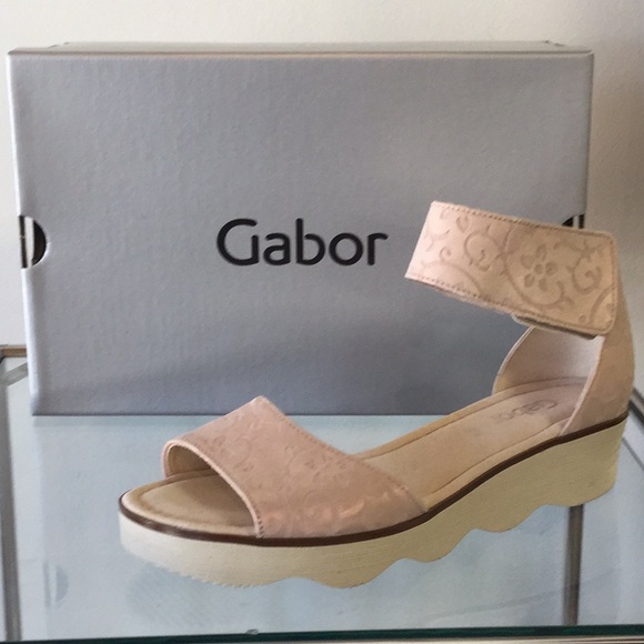 gabor metallic sandals